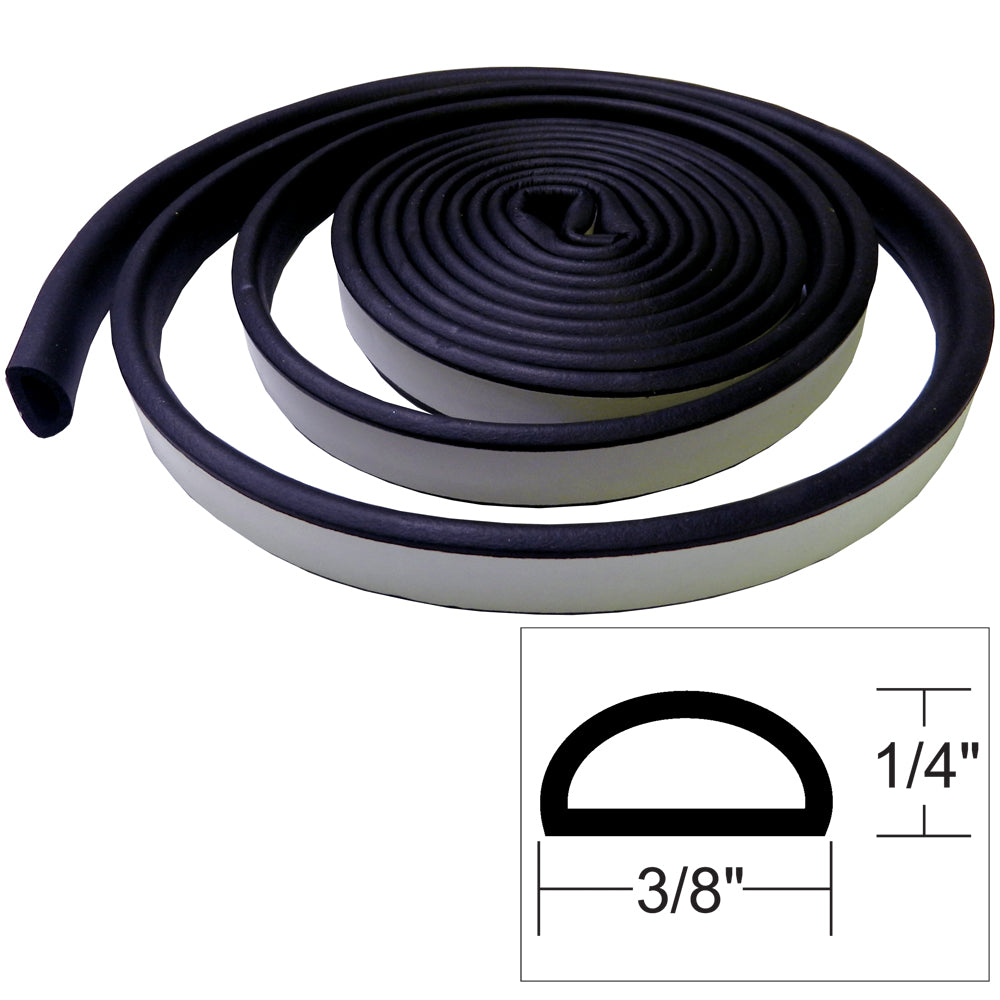 TACO V30-1333B10-1 Weather Seal - 10'L x 1/4"H x 3/8"W - Black