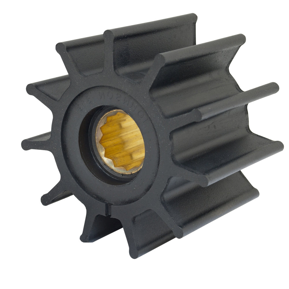 Jabsco 17935-0001-P Impeller Kit - 12 Blade - Neoprene - 3-" Diameter - Brass Insert - Spline Drive