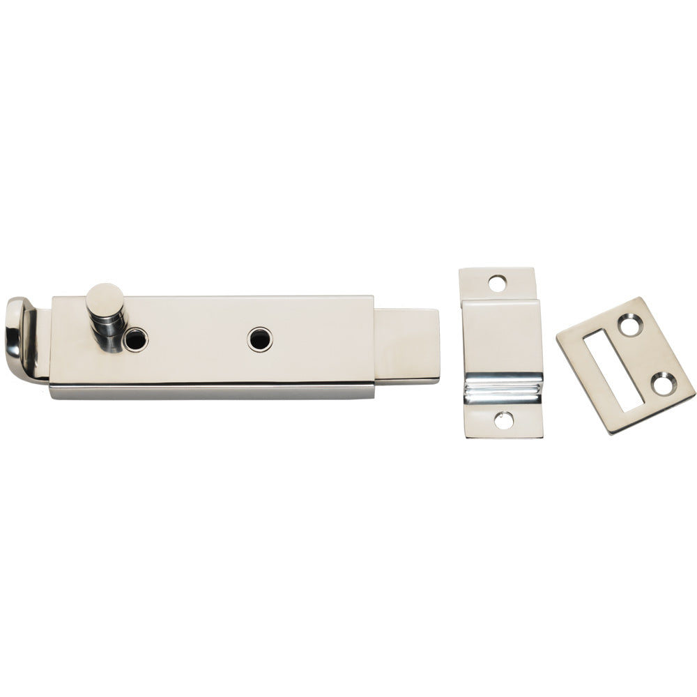 Whitecap S-0588C Spring Loaded Slide Bolt/Latch - 316 Stainless Steel - 5-5/16"