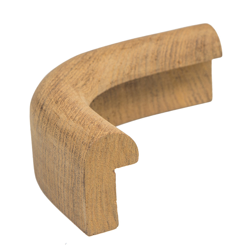 Whitecap 60837 Teak Edge Molding Outside Corner
