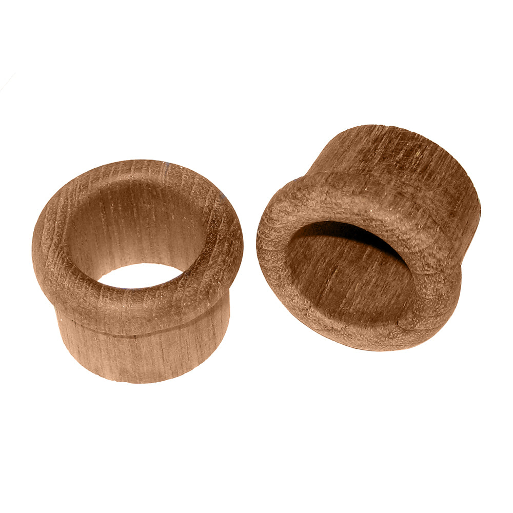 Whitecap 60146-A Teak Finger Pull - 1" Barrel Length - 2 Pack