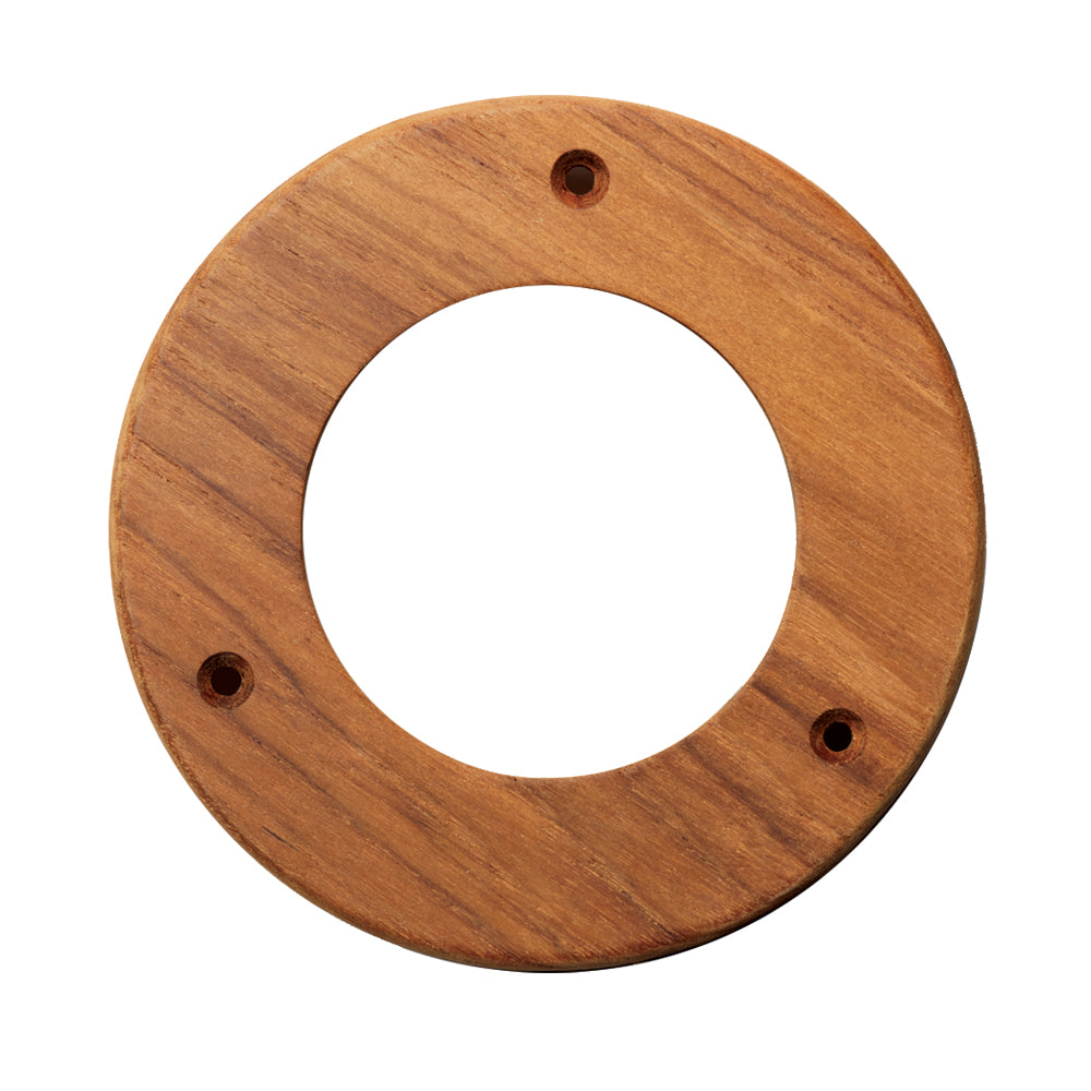 Whitecap 61974 Teak Trim Ring - 4" Inner Diameter Opening