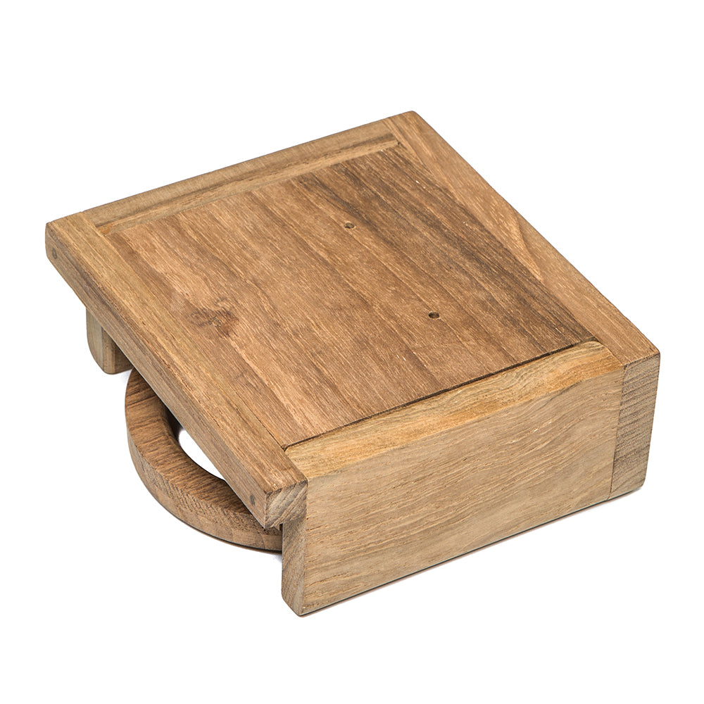 Whitecap 62601 Teak Folding Drink Holder