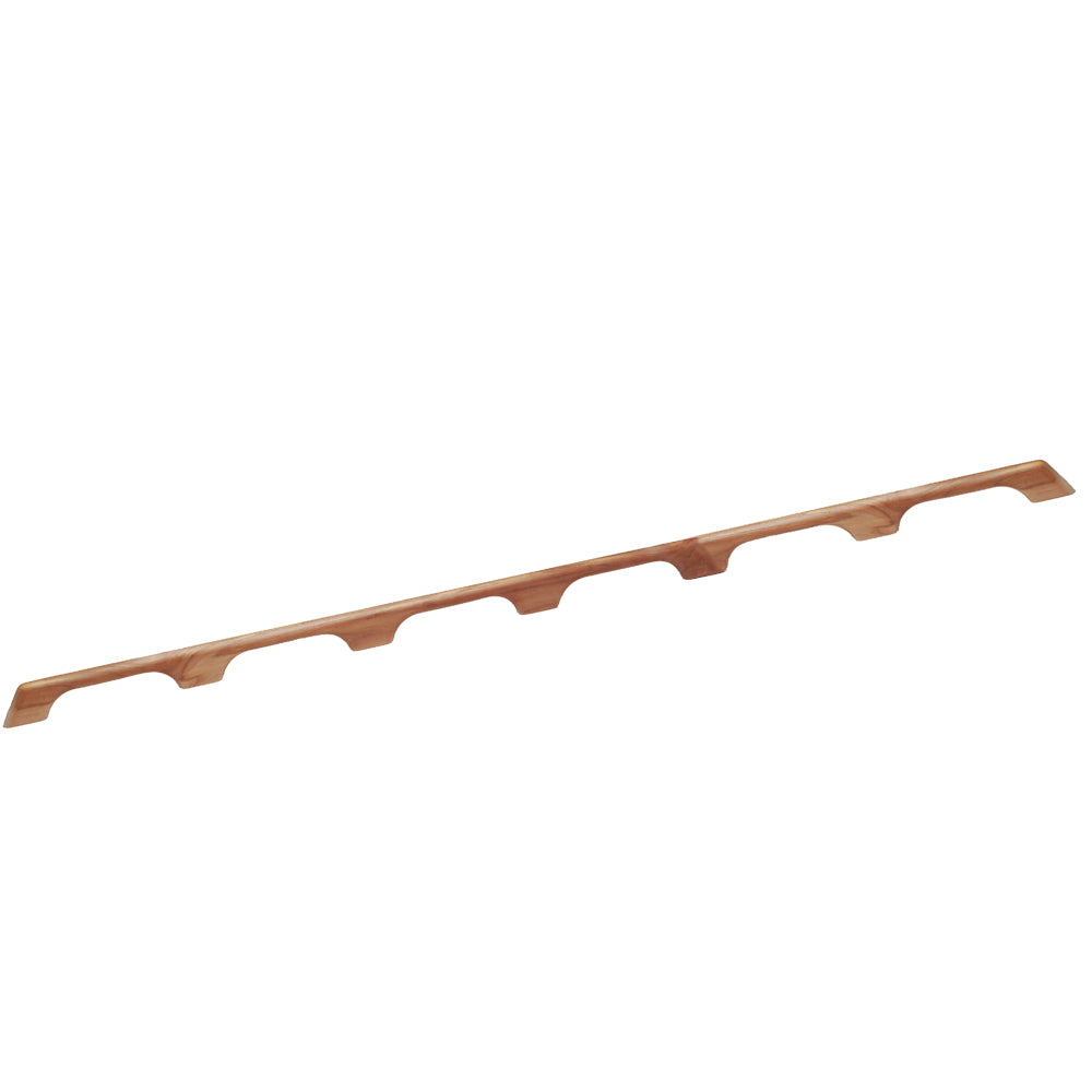 Whitecap 60110 Teak Handrail - 6 Loops - 63"L