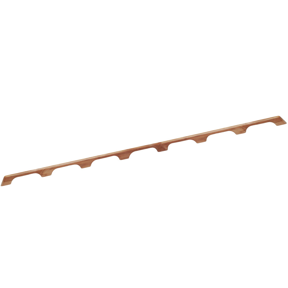 Whitecap 60112 Teak Handrail - 7 Loops - 73"L