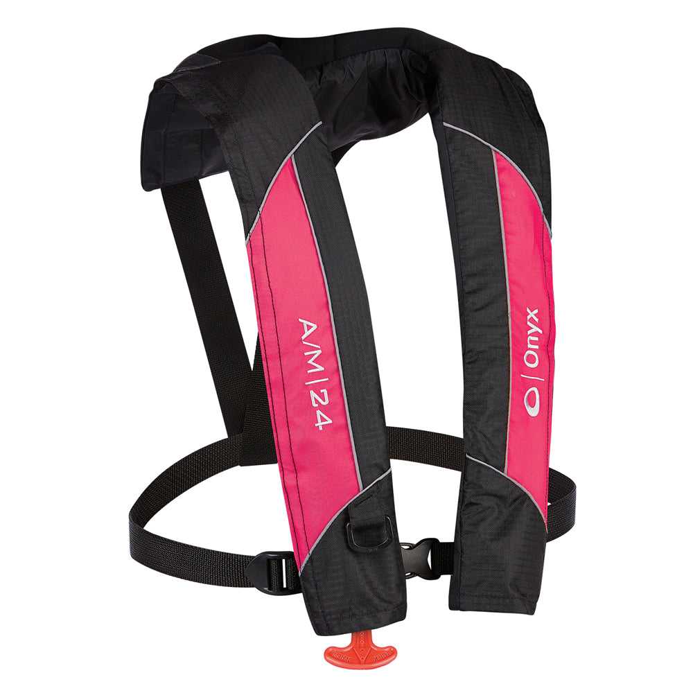 Onyx 132000-105-004-14 A/M-24 Automatic/Manual Inflatable PFD Life Jacket - Pink