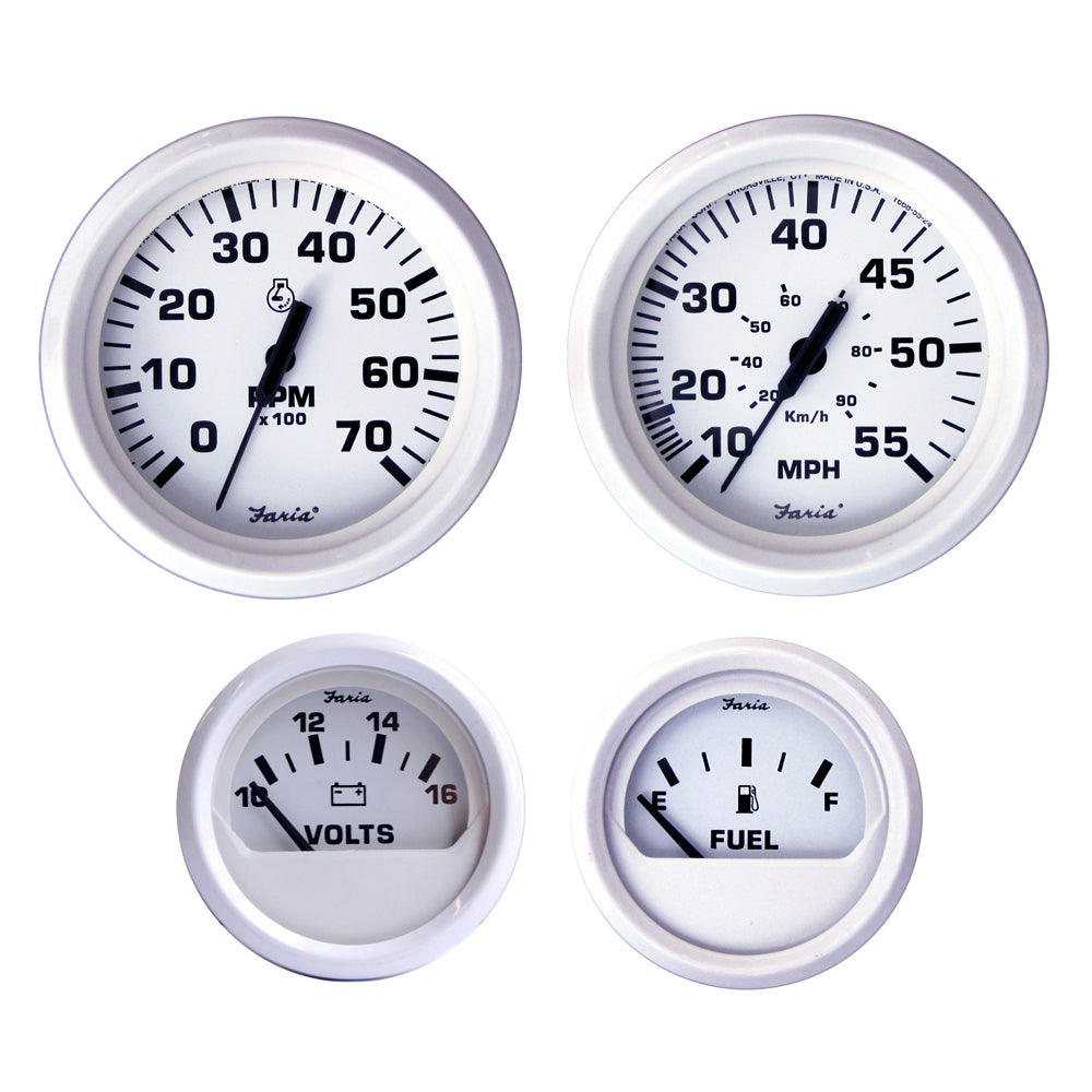 Faria KT9794 Dress White Boxed Set - Outboard Motors