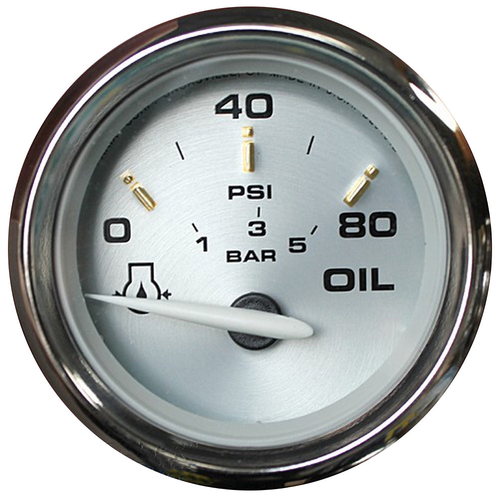 Faria 19002 Kronos 2" Oil Pressure Gauge - 80 PSI