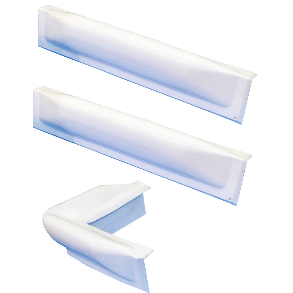 Dock Edge DE73100F 3 Piece Dock Bumper Kit - 1 Corner Piece, 2 18" Straight Pieces
