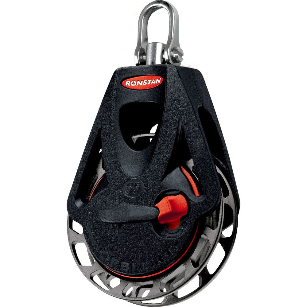 Ronstan RF56100 Series 55 Ratchet Orbit Block - Single - Swivel Head - Auto & Manual