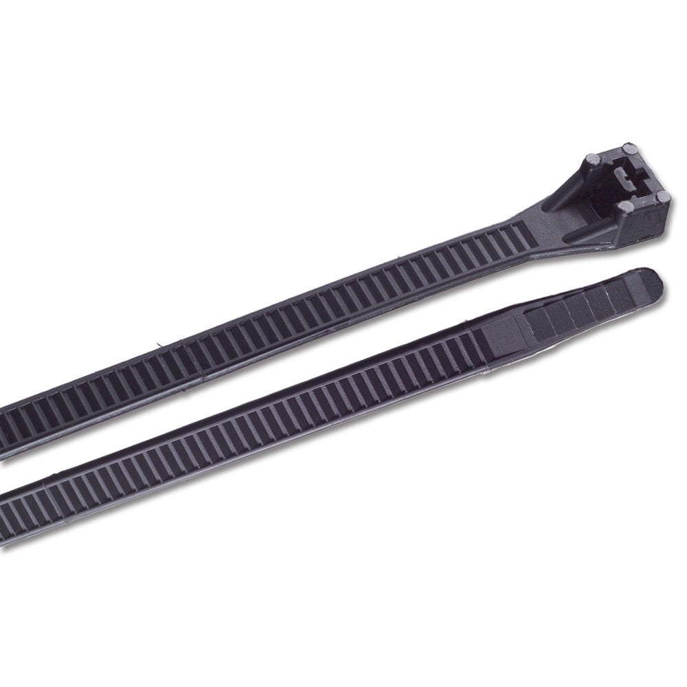 Ancor 199217 17" UV Black Heavy Duty Cable Zip Ties - 10 pack