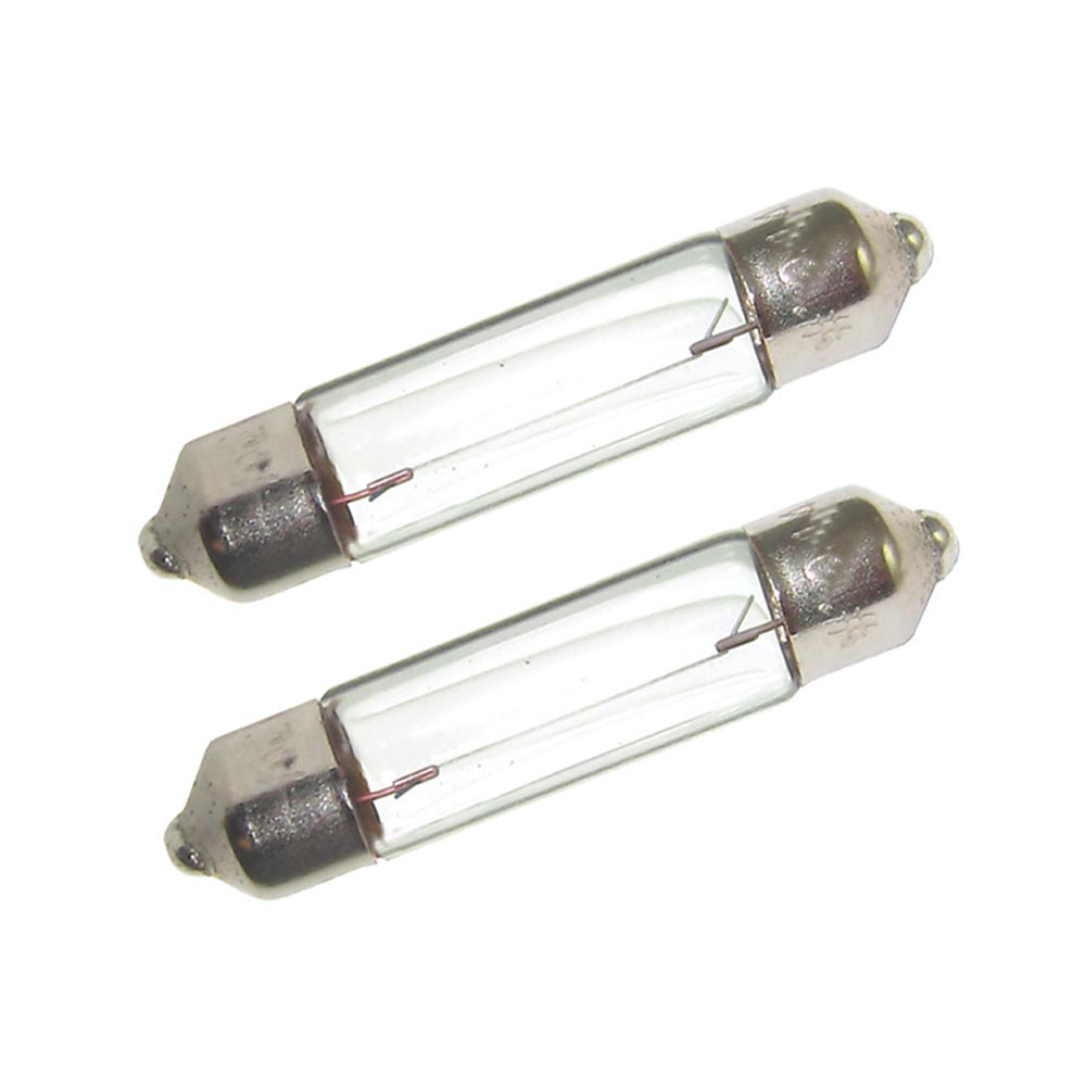 Perko 0072DP1CLR Double Ended Festoon Bulbs - 24V, 10W, .40A - Pair