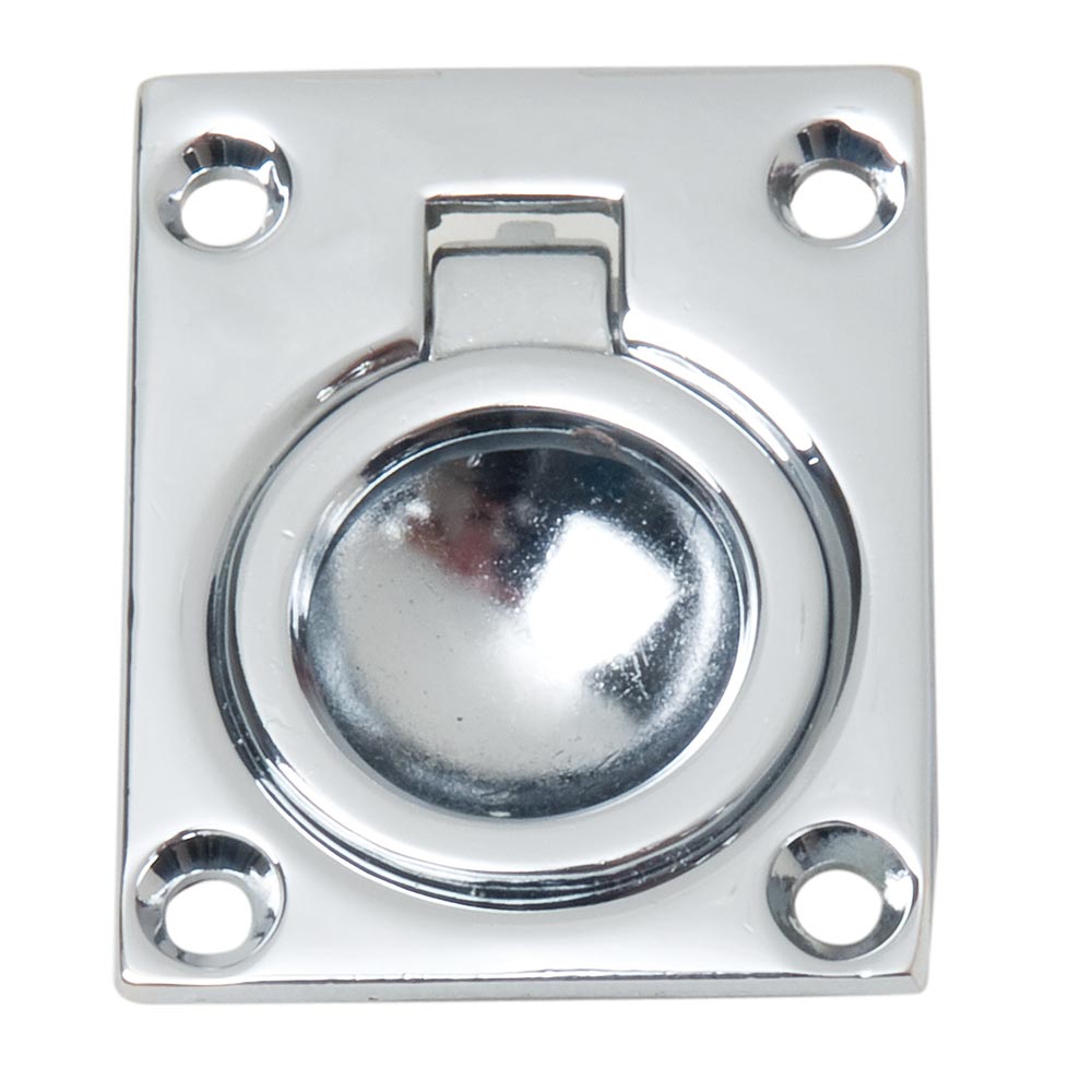 Perko 0841DP0CHR Flush Ring Pull - Chrome Plated Zinc