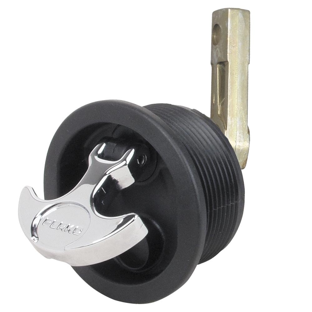 Perko 1092DP3BLK Flush Mount Latch - Straight Cam Bar - 2.5" Hole - Black