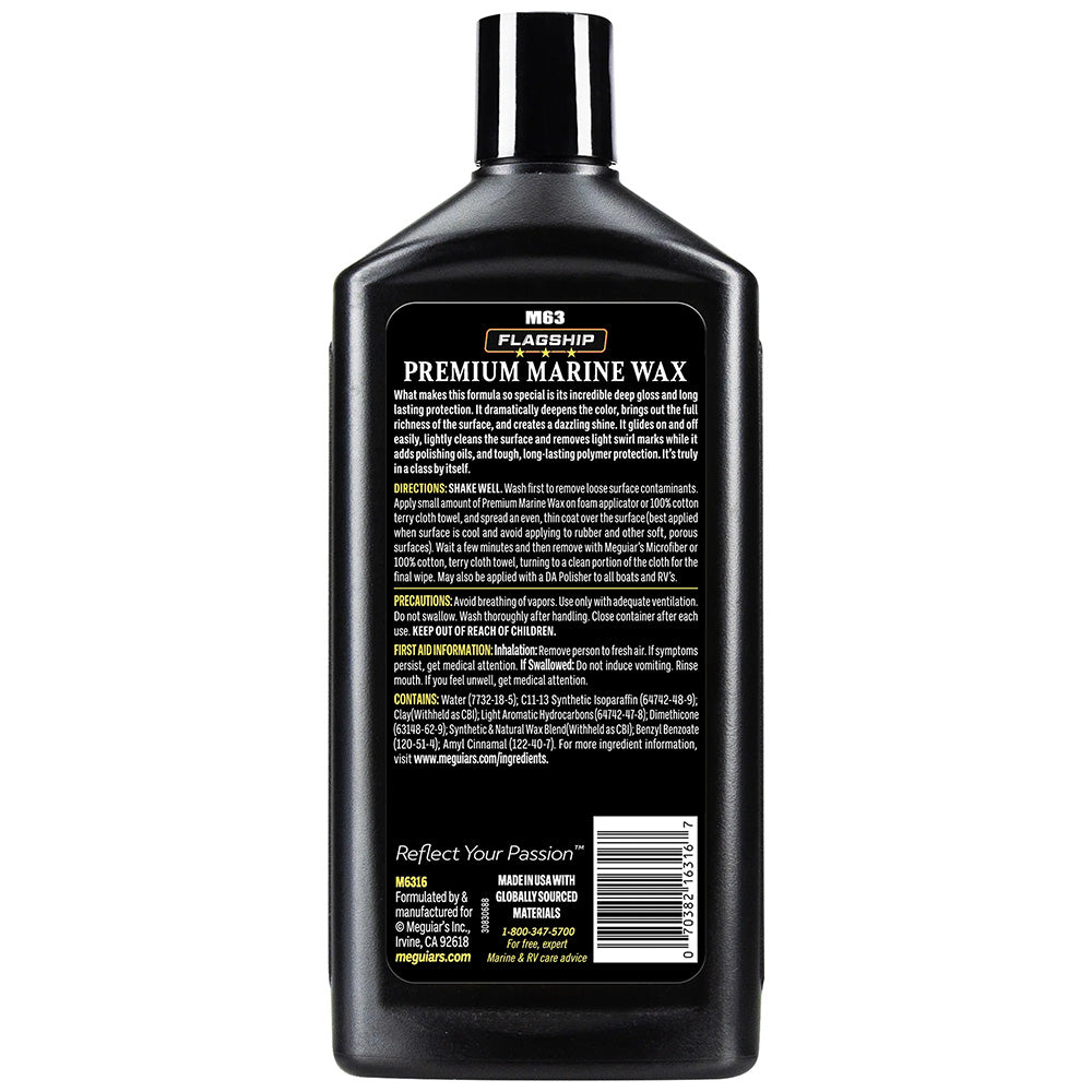 Meguiar's M6316 Flagship Premium Marine Wax - 16oz