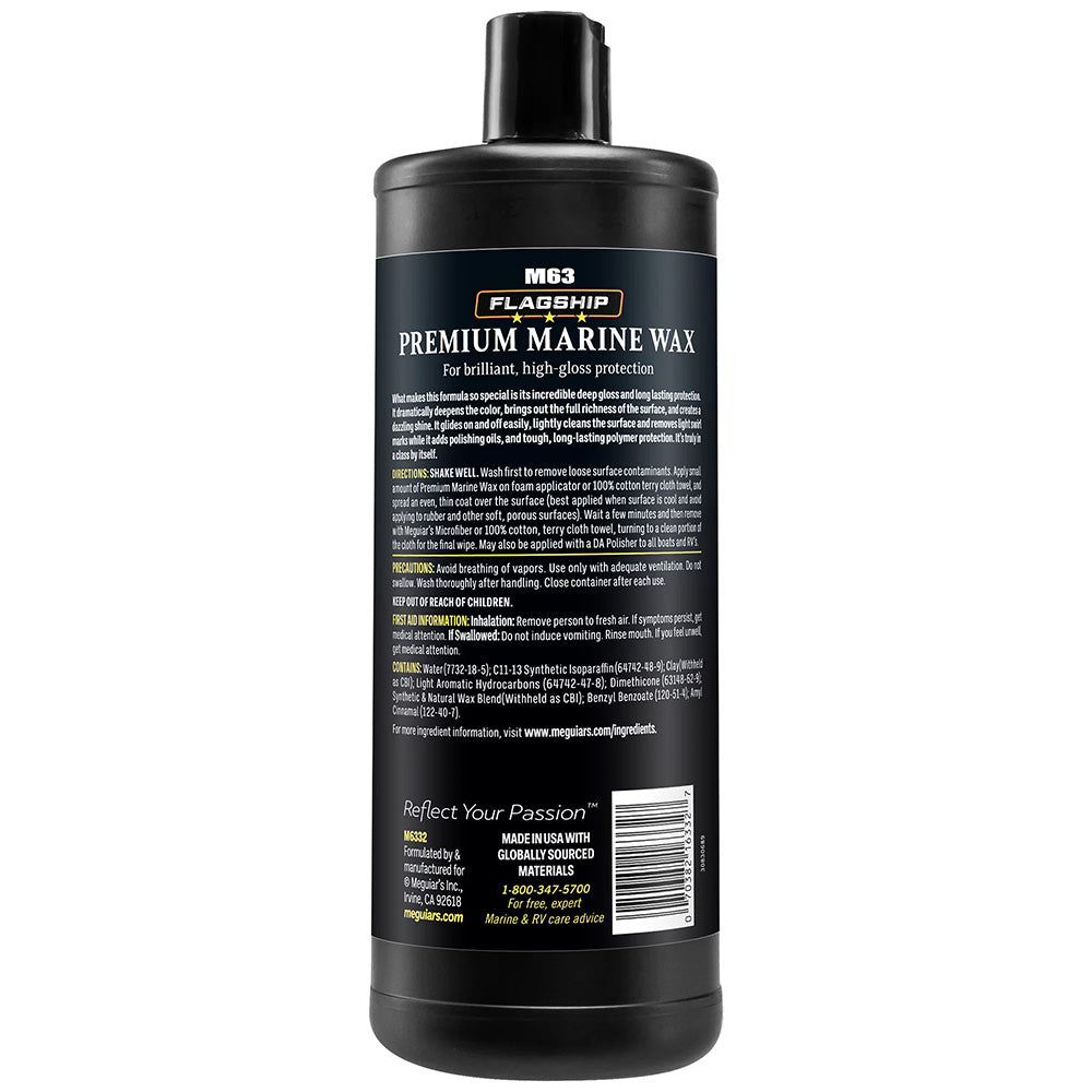 Meguiar's M6332 Flagship Premium Marine Wax - 32oz