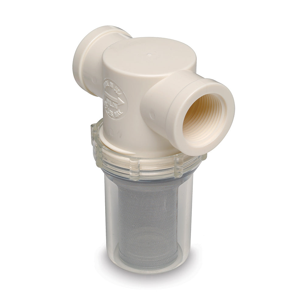 Shurflo by Pentair 253-320-01 1" Raw Water Strainer - 50 Mesh Screen