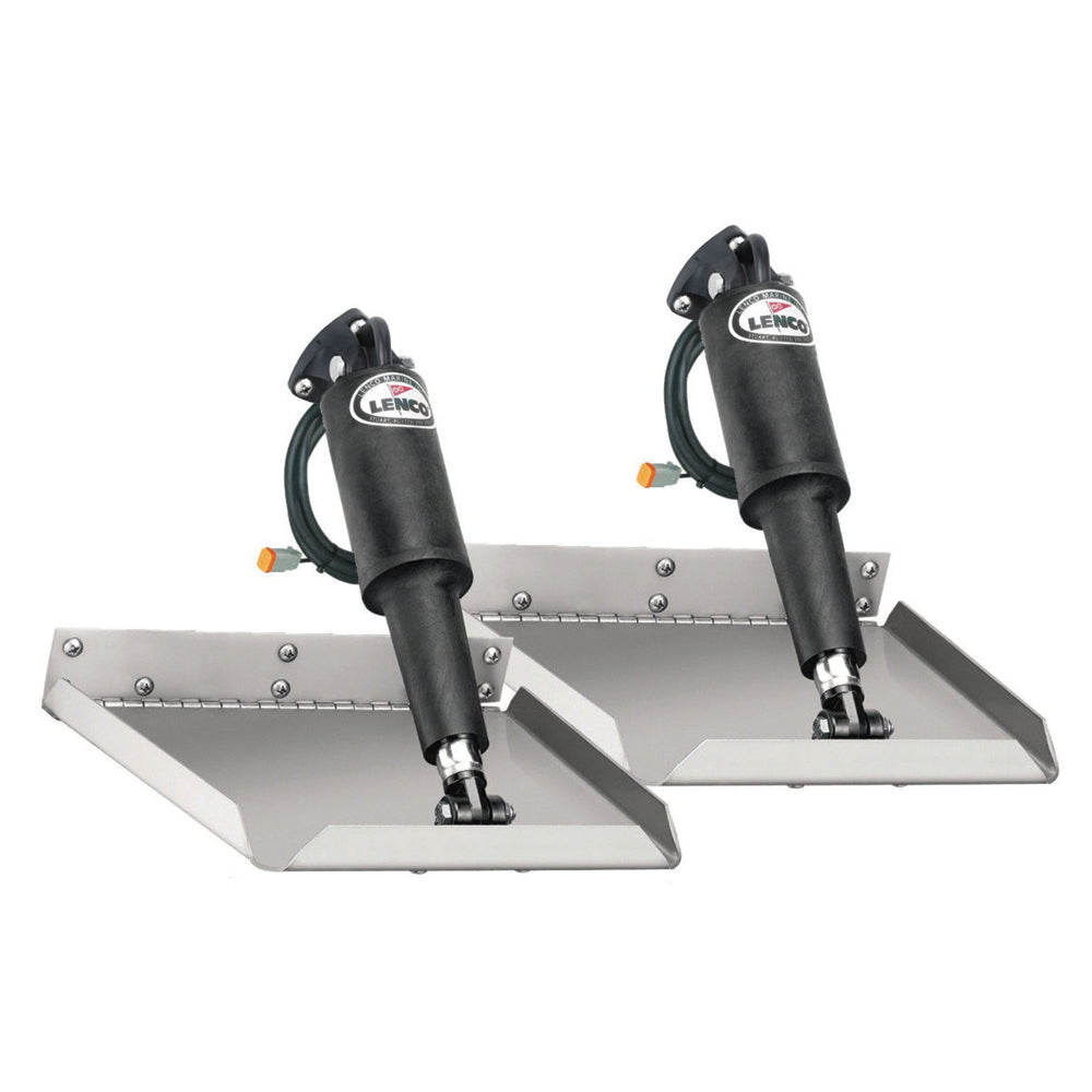 Lenco 15014-101 9" x 12" Edge Mount Trim Tab Kit w/o Switch