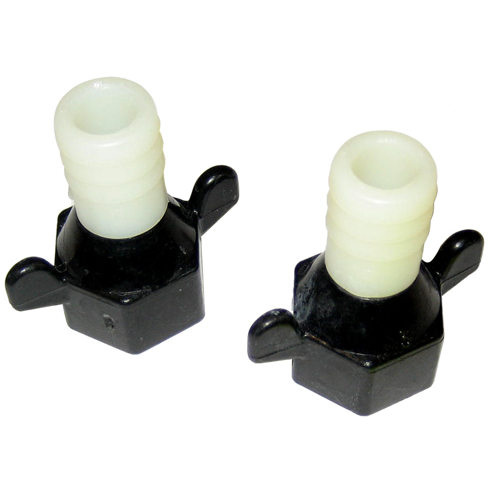 Shurflo by Pentair 94-181-02 Straight Fitting Wingnut Swivel - 1/2"-14NPT(F) x 5/8"Barb