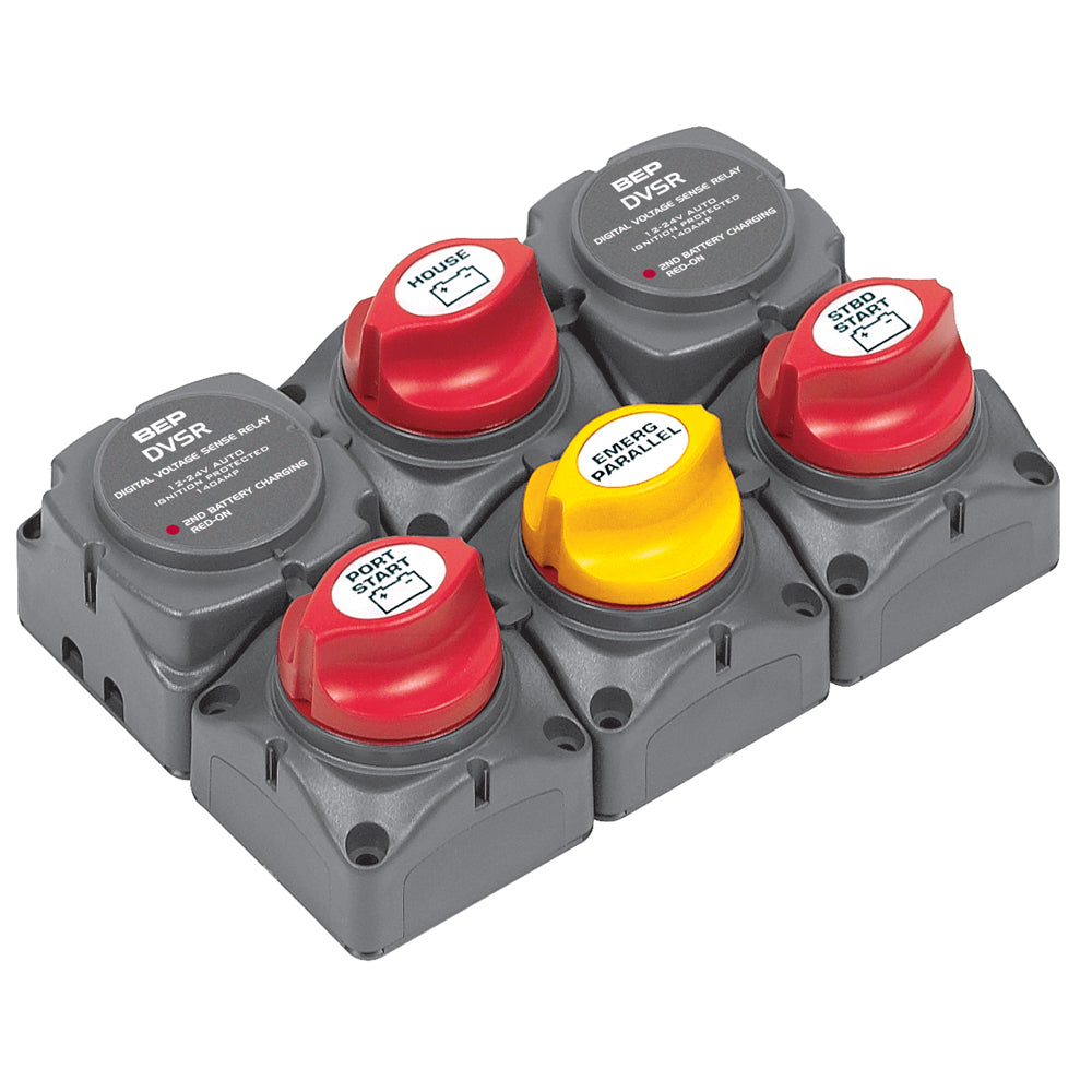 BEP 717-140A-DVSR Battery Distribution Cluster f/Twin Outboard Engines w/Three Battery Banks