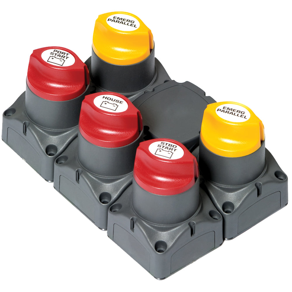 BEP 80-716-0018-00 Battery Distribution Cluster f/Twin Outboard Engines w/Three Battery Banks w/Motorized VSR