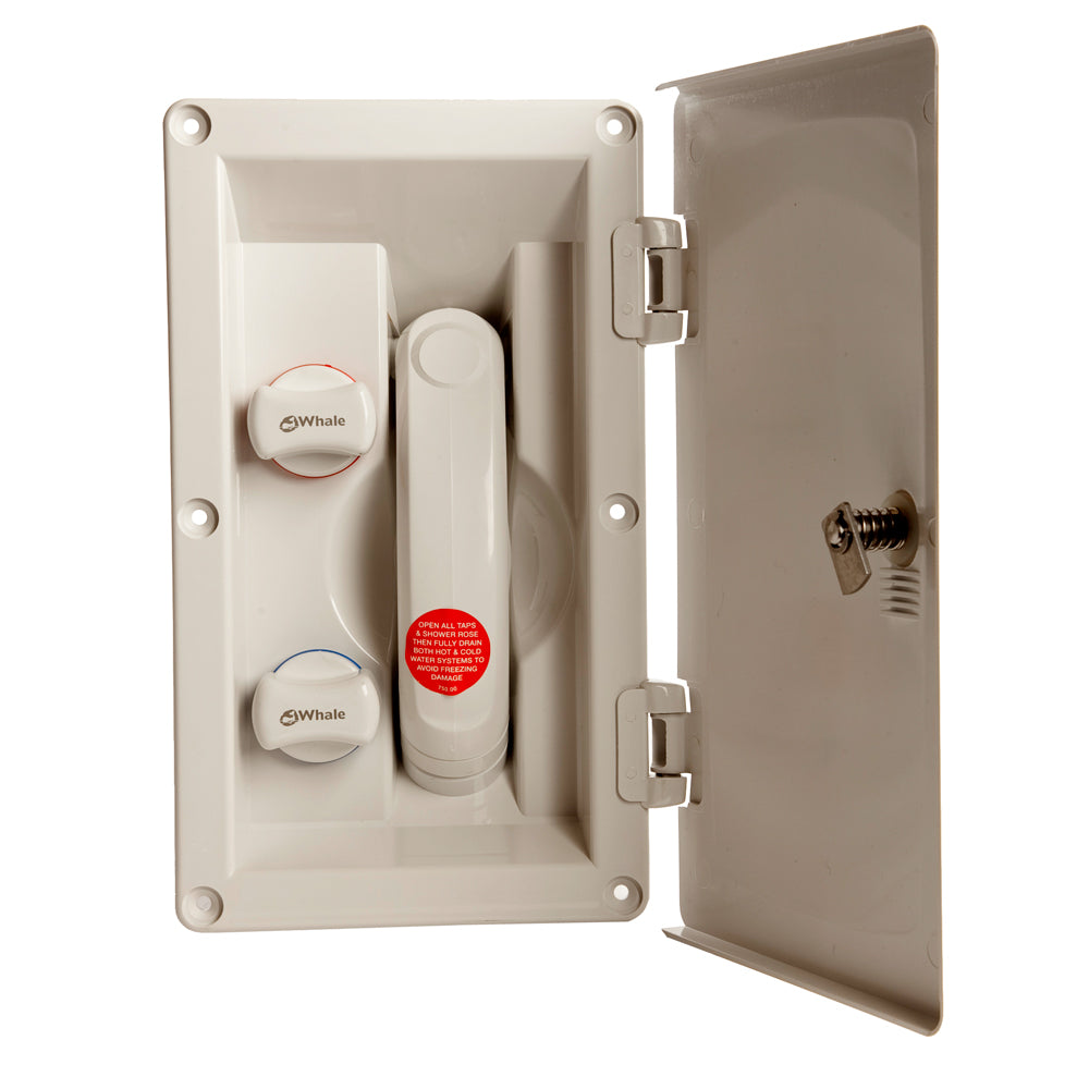 Whale RT2658 Swim 'N' Rinse Transom Shower Hot & Cold Mixer w/Cover