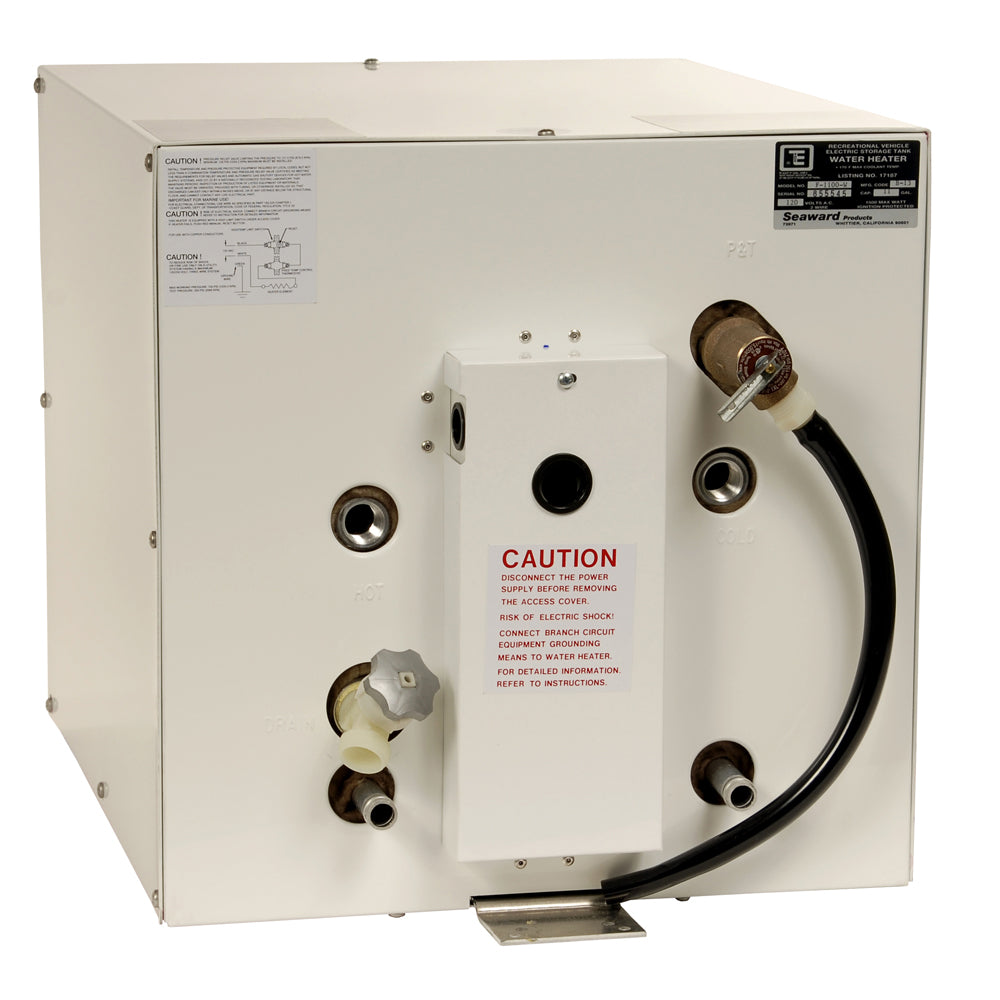 Whale F1100W Seaward 11 Gallon Hot Water Heater w/Front Heat Exchanger - White Epoxy - 120V - 1500W