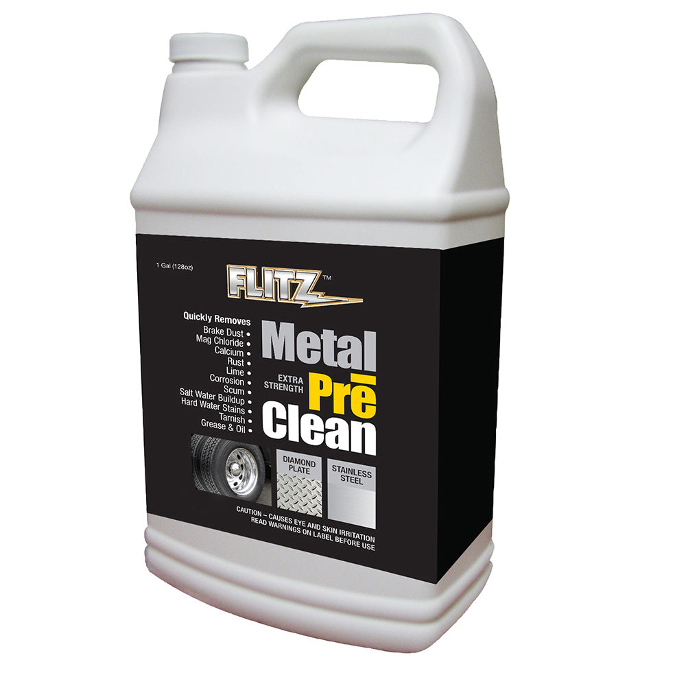 Flitz AL 01710 Metal Pre-Clean - All Metals Including Stainless Steel - Gallon Refill