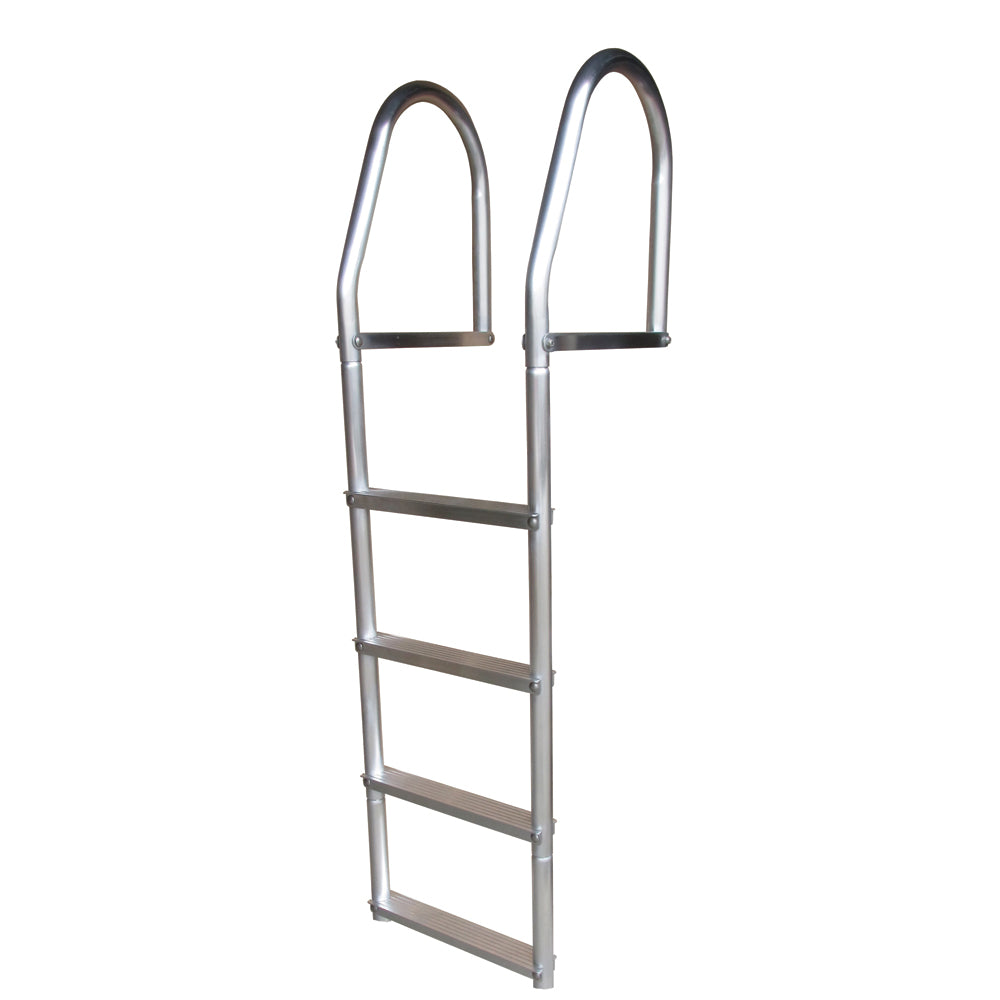 Dock Edge DE2074F Fixed Eco - Weld Free Aluminum 4-Step Dock Ladder