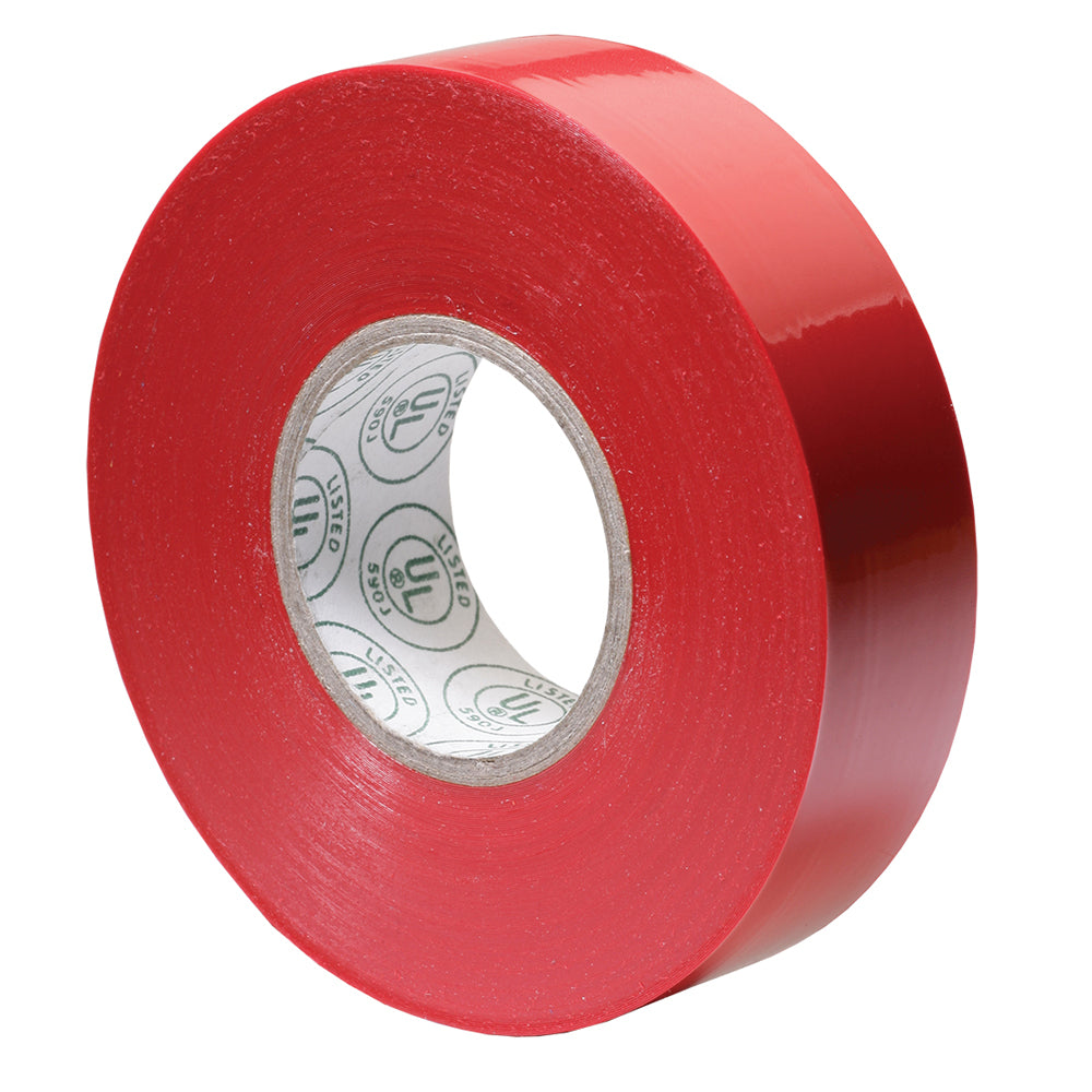 Ancor 336066 Premium Electrical Tape - 3/4" x 66' - Red
