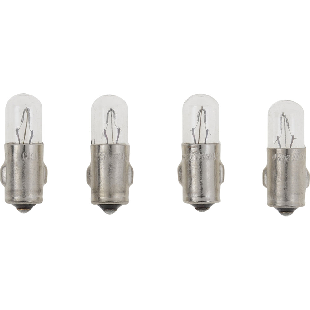 VDO 600-802 Type A - White Metal Base Bulb - 12V - 4-Pack