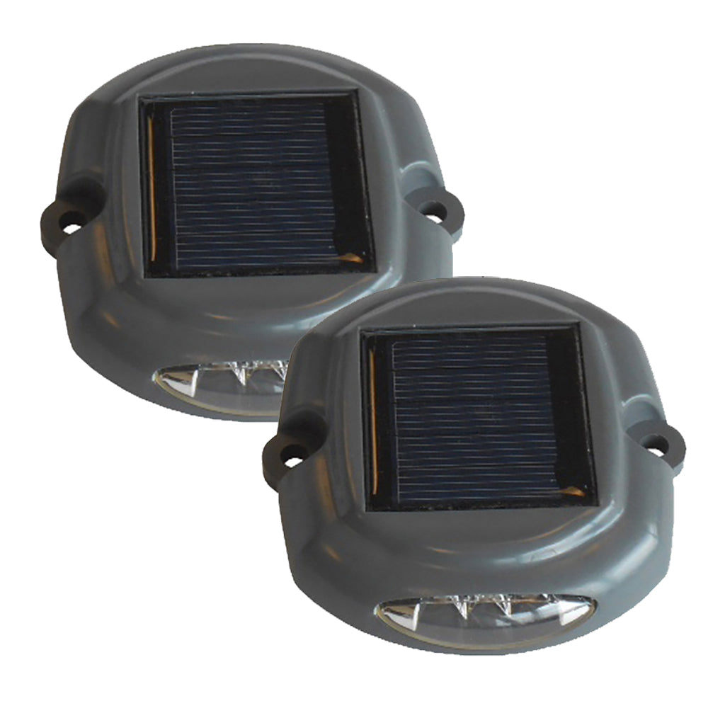 Dock Edge DE96262F Docklite Solar Dock & Deck Light - 2-Pack