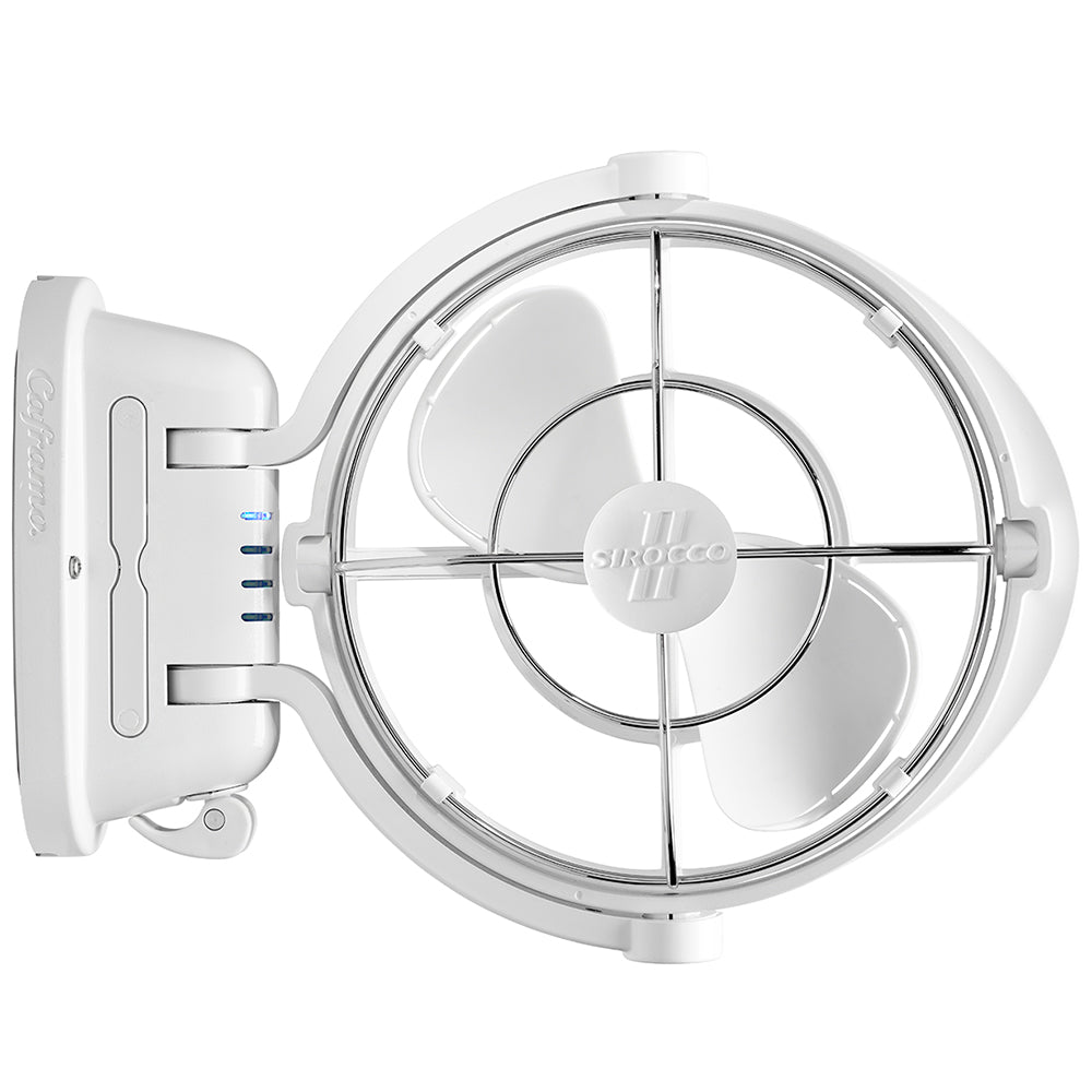 SEEKR by Caframo 7010CAWBX Sirocco II 3-Speed 7" Gimbal Fan - White - 12-24V