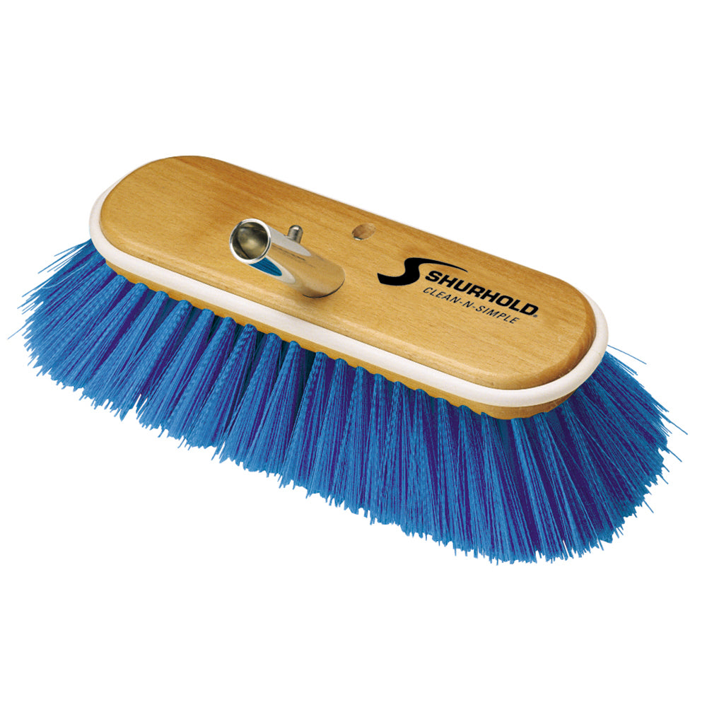 Shurhold 975 10" Extra-Soft Deck Brush - Blue Nylon Bristles