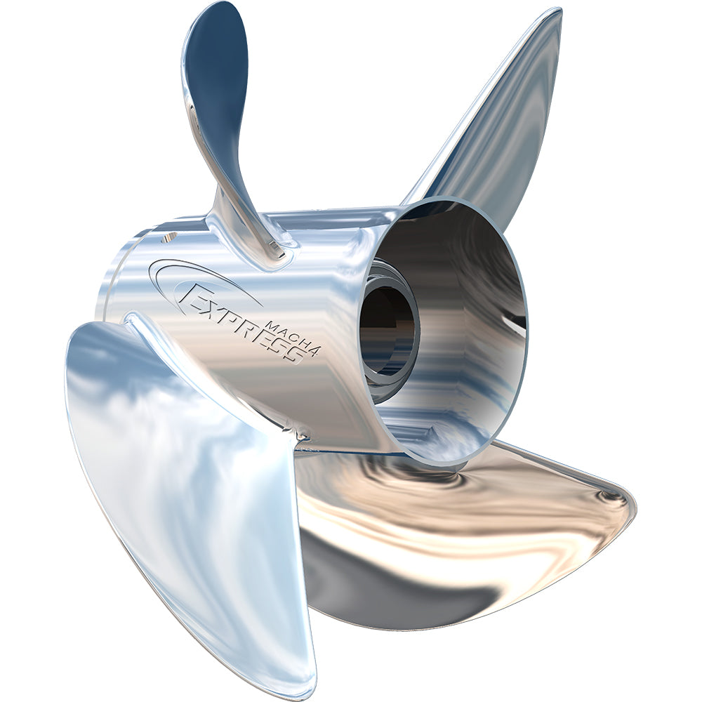 Turning Point 31432130 Express Mach4 - Right Hand - Stainless Steel Propeller - EX1/EX2-1321-4 - 4-Blade - 13" x 21 Pitch