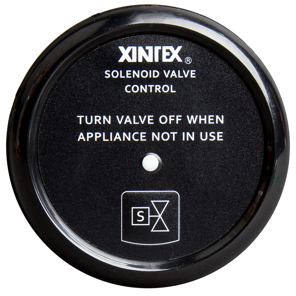 Fireboy-Xintex C-1B-R Propane Control Solenoid Valve w/Black Bezel Display