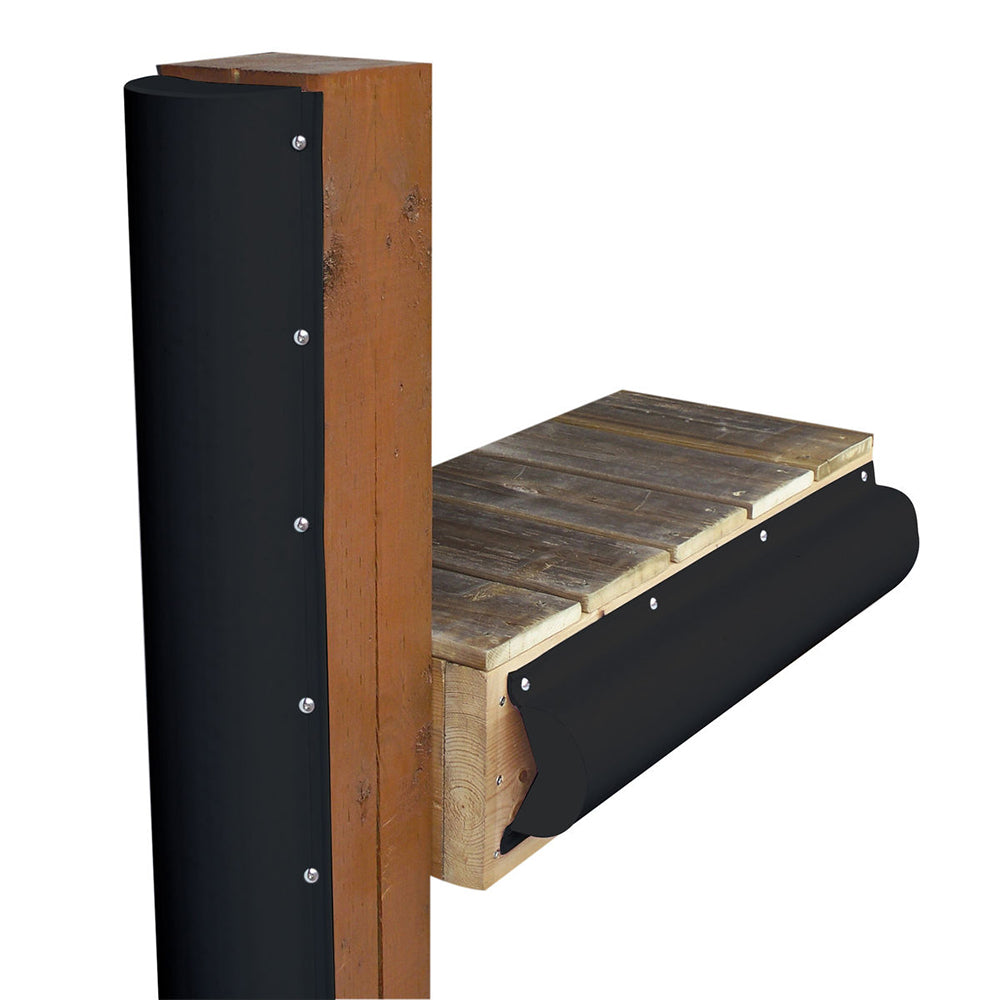 Dock Edge DE1020BF Piling Bumper - One End Capped - 6' - Black