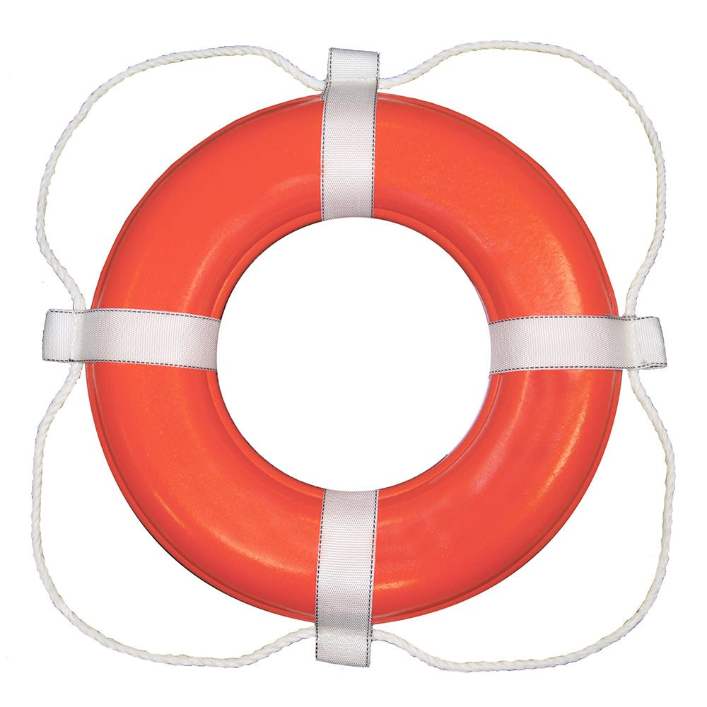 Taylor Made 363 Foam Ring Buoy - 20" - Orange w/White Grab Line