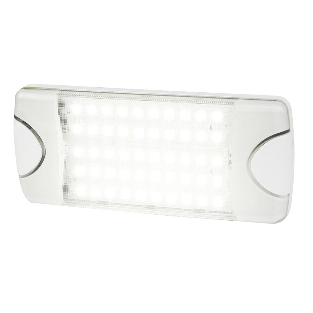 Hella Marine 980629001 DuraLED 50 Low Profile Interior/Exterior Lamp - White LED Spreader Beam