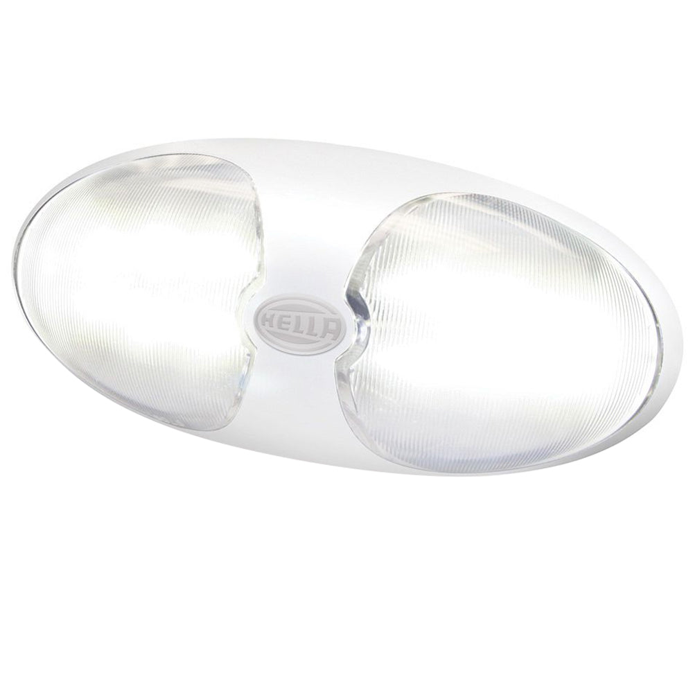 Hella Marine 959700101 DuraLED 12 Interior/Exterior Lamp - White LED - White Housing