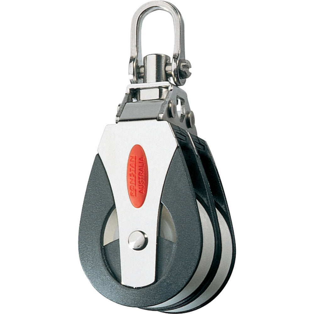 Ronstan RF41200 Series 40 All Purpose Block - Double Block - Full Swivel Head