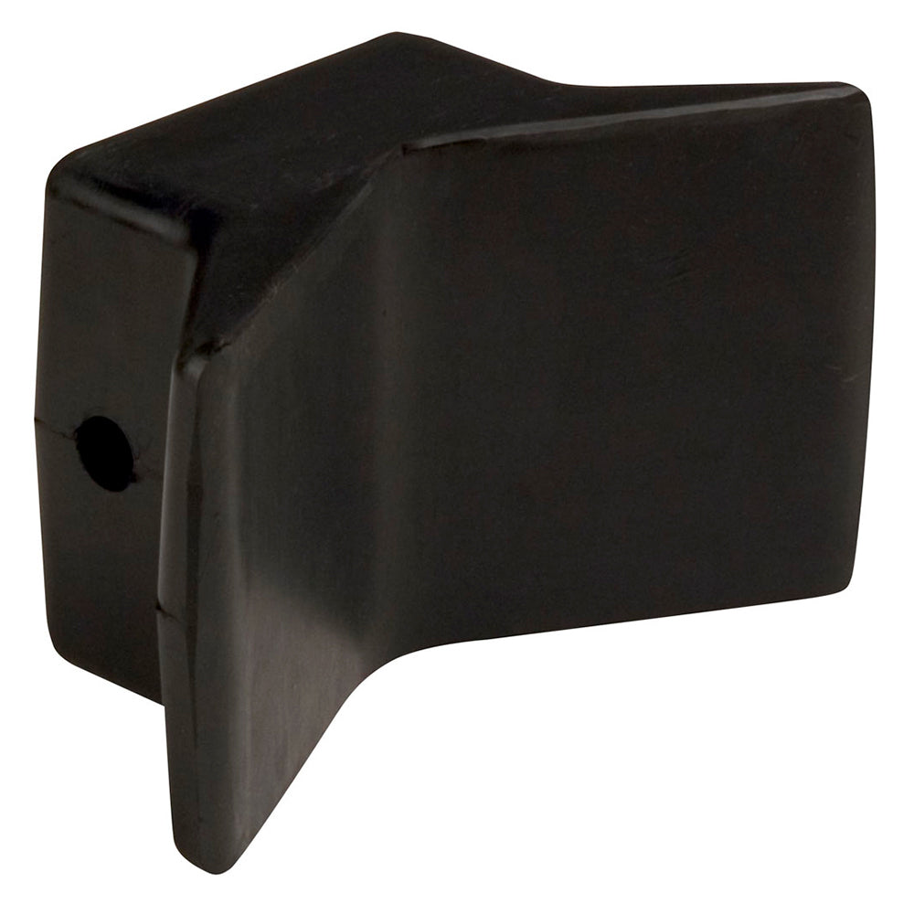 C.E. Smith 29550 Bow Y-Stop - 4" x 4" - Black Natural Rubber