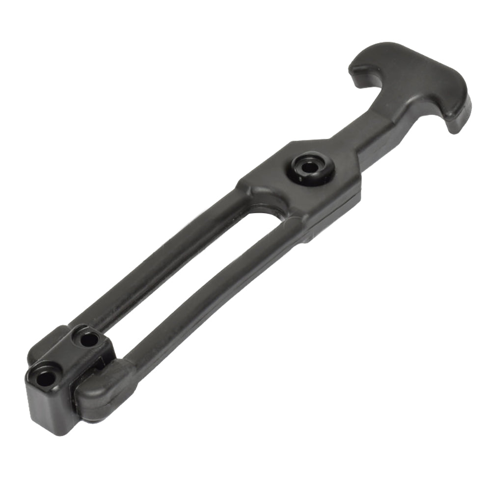 Southco F7-73 T-Handle Latch w/Keeper - Pull Draw Front Mount Black Flexible Rubber