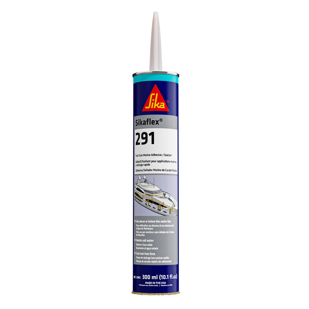 Sika 90923 Sikaflex 291 Fast Cure Adhesive Sealant 10.3oz(300ml) Cartridge - Black