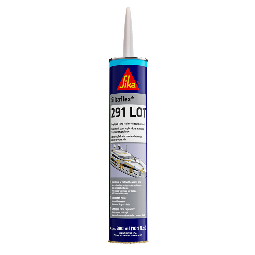 Sika 90925 Sikaflex 291 LOT Slow Cure Adhesive Sealant 10.3oz(300ml) Cartridge - White