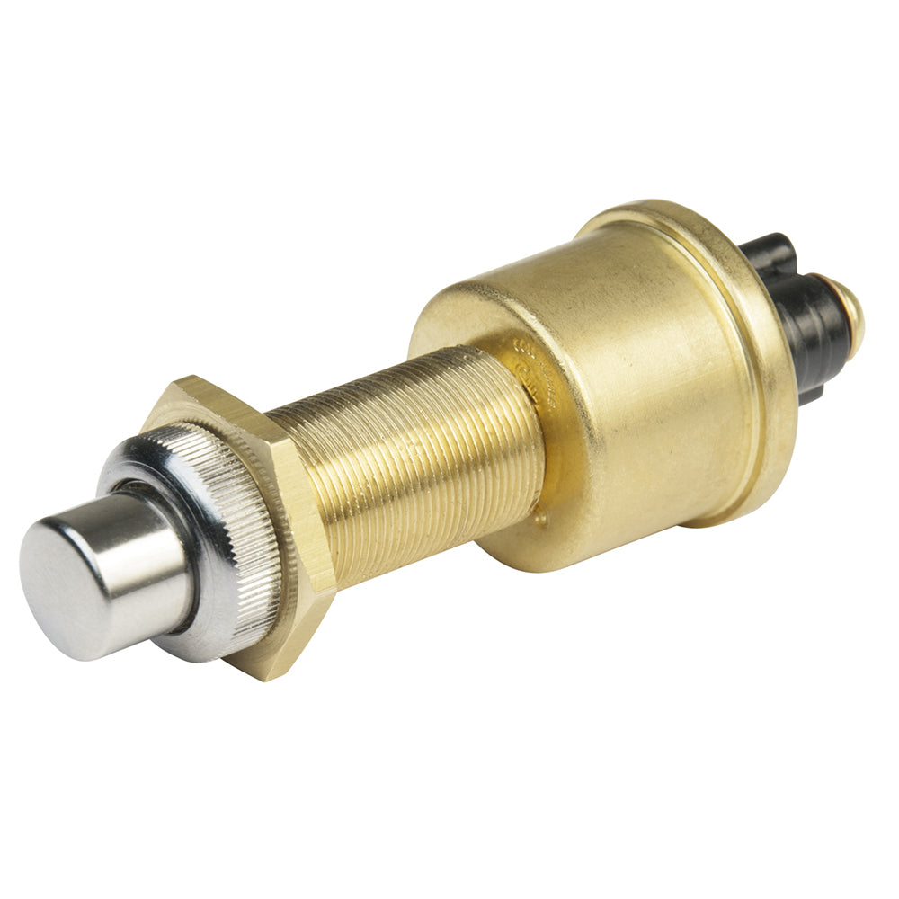 BEP 1001504 2-Position SPST Heavy-Duty Push Button Switch - OFF/(ON) - 35 Amp
