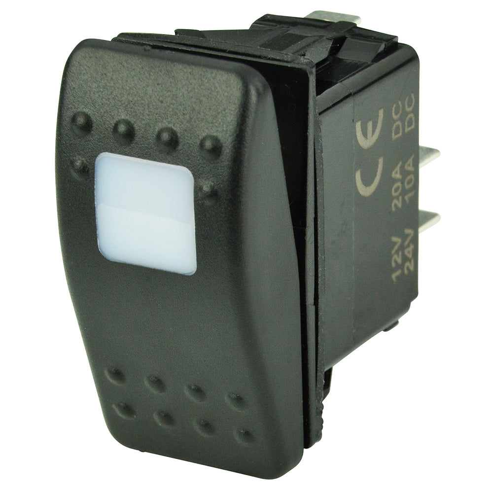 BEP 1001801 SPST Contura Switch - 1-Amber LED - OFF/ON