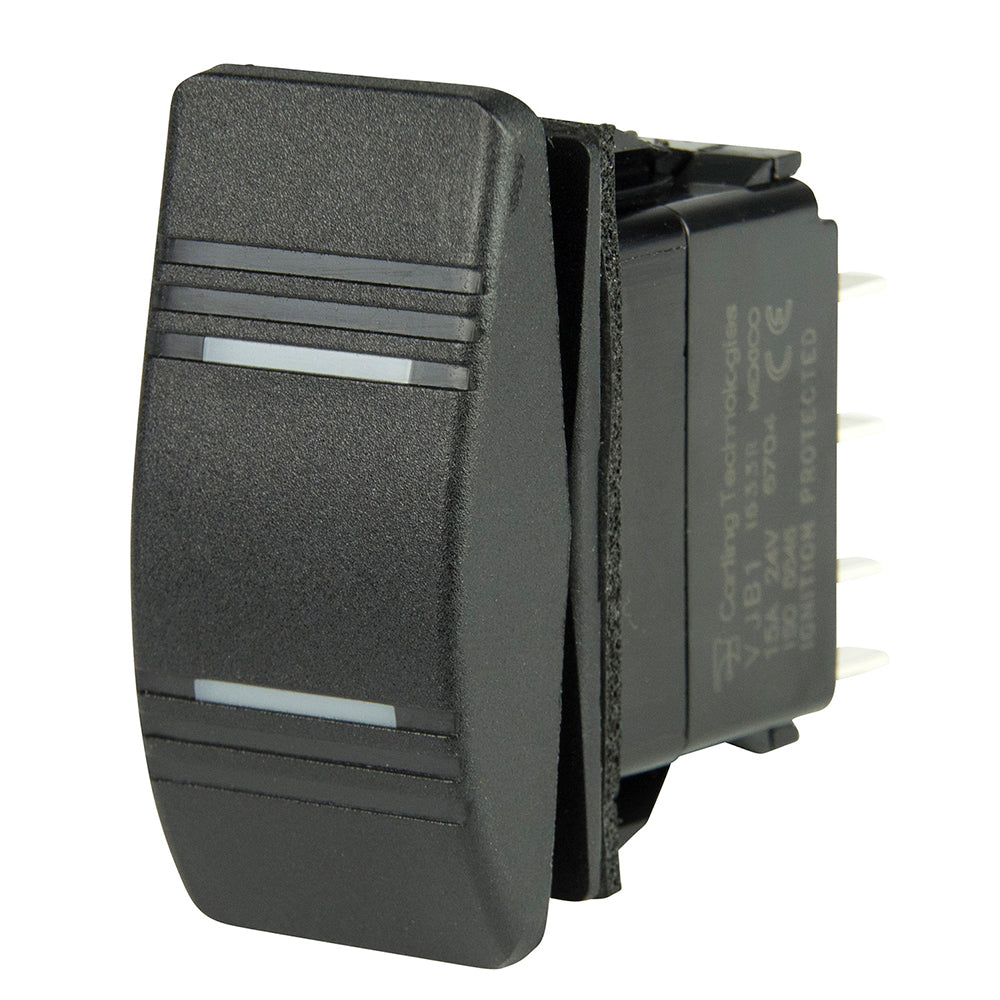 BEP 1001808 DPDT Contura Switch - 2-Amber LEDs - ON/OFF/ON