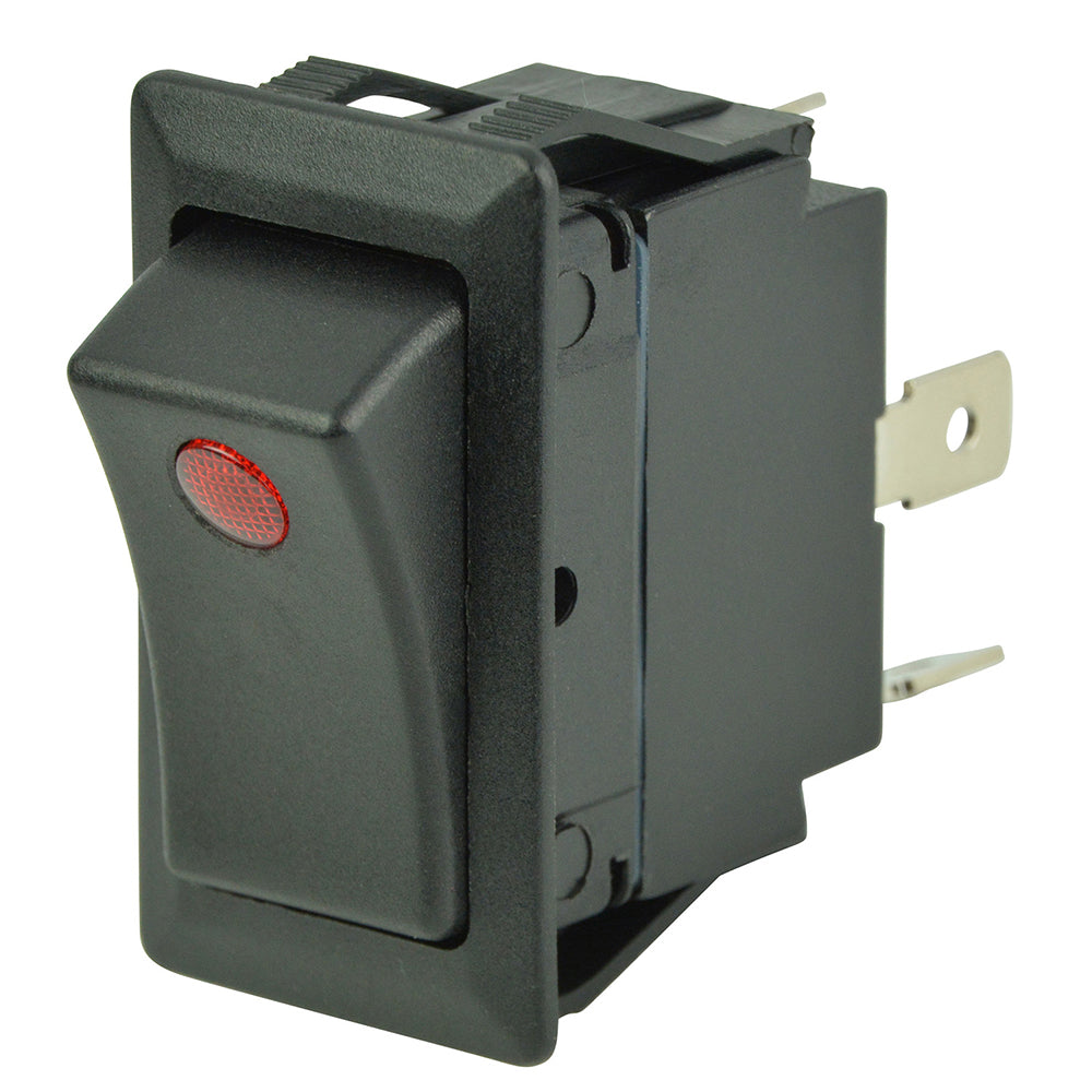 BEP 1001714 SPST Rocker Switch - 1-LED - 12V/24V - ON/OFF