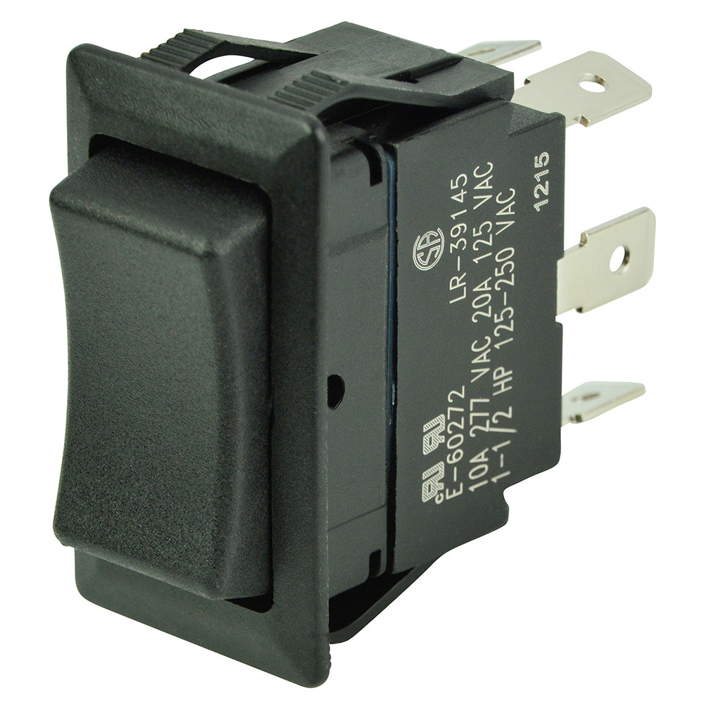 BEP 1001713 DPDT Rocker Switch - 12V/24V - (ON)/OFF/(ON)